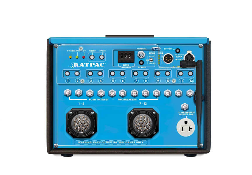 12 x 1.2 Socapex Dimmer RatPac Controls